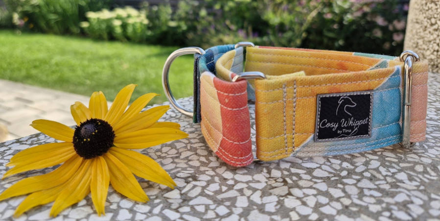 Ovratnica Cosy Whippet — poletni vzorec